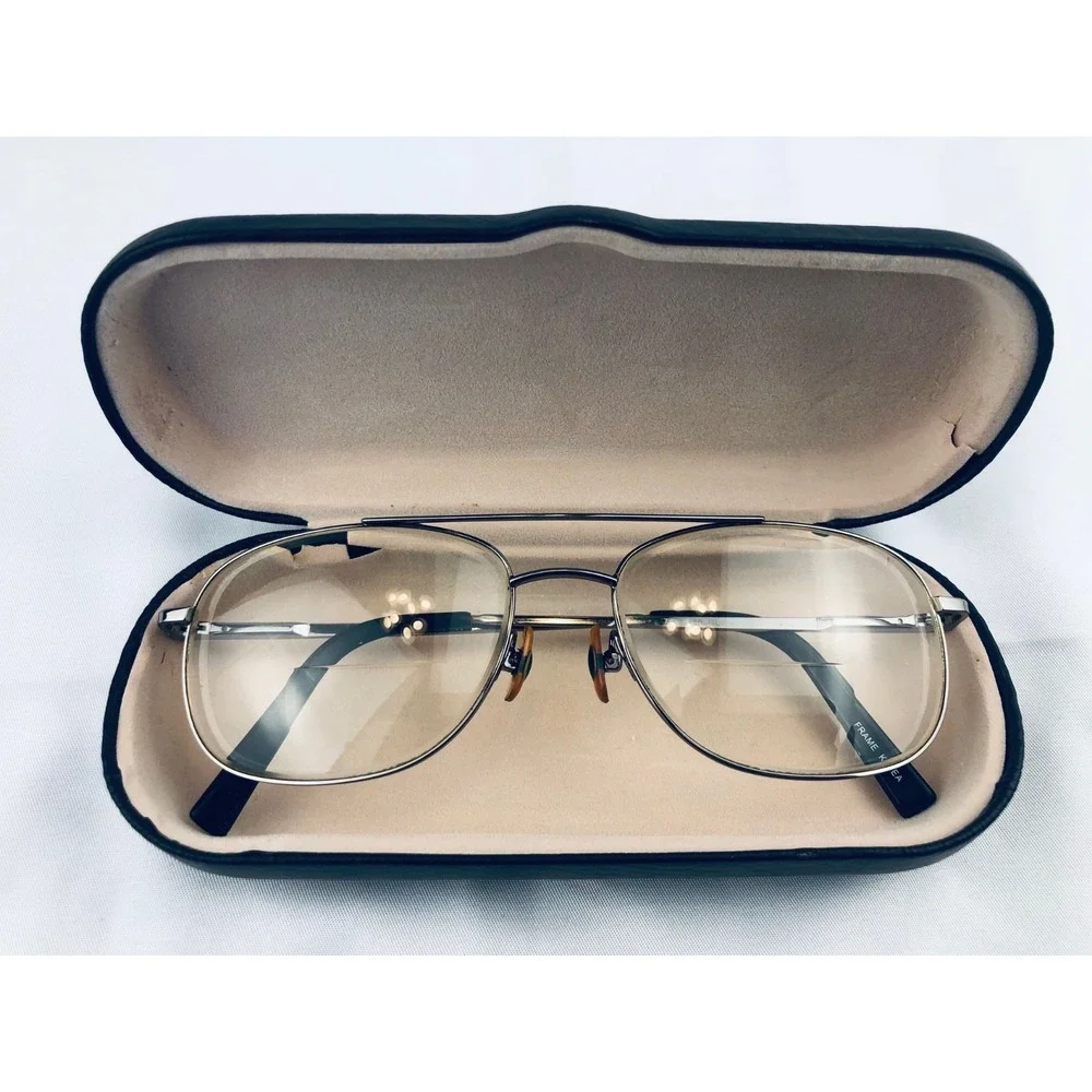 Woolrich 7766 Gunmetal‎ Eyeglass Frames 7/16/150 Aviator Style